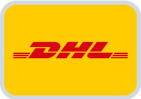 Wir versenden mit DHL